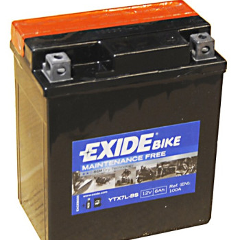 Akkumulátor ETX7L-BS (12V 6Ah) AGM Exide