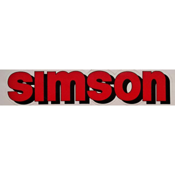 Matrica tankra piros SIMSON