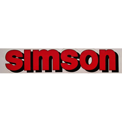 Matrica tankra piros SIMSON