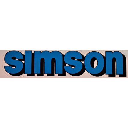 Matrica tankra kék SIMSON