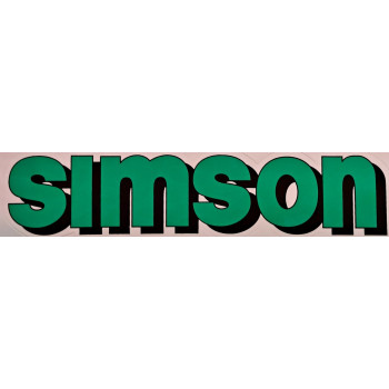 Matrica tankra zöld SIMSON