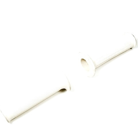 Gumi fogantyú pár /fehér/ /markolat/ MZ ES TROPHY-250/2 - SCHWALBE KR51
