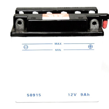 Akkumulátor  YB9L-B 12V  9AH száraz 134x75x139 mm
