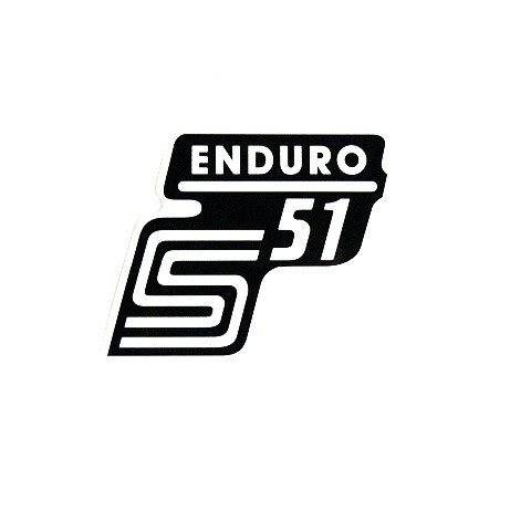 Matrica deknire fehér ENDURO SIMSON
