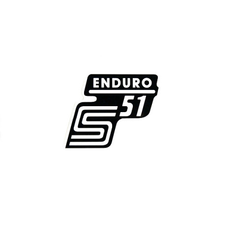 Matrica deknire fehér ENDURO SIMSON