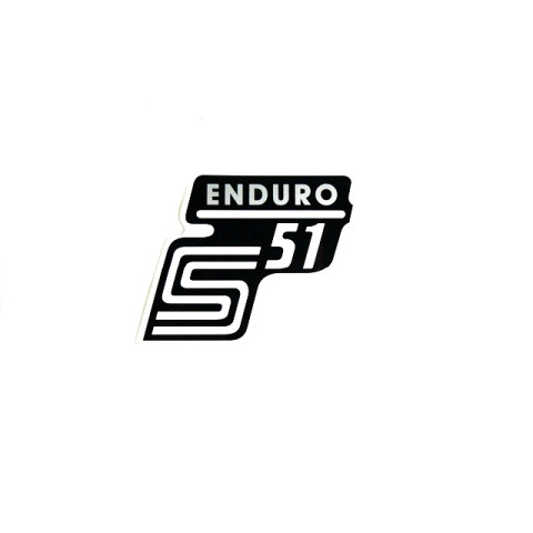 Matrica deknire ezüst ENDURO SIMSON