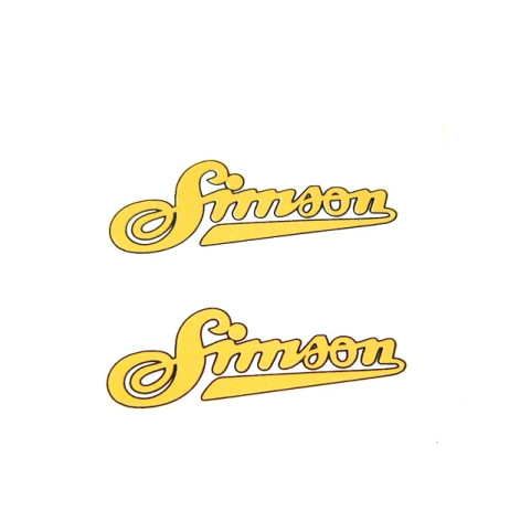 Matrica pár benzintankra fekete szélű SIMSON SR2 / SR2E
