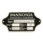 Típustábla PANNÓNIA TLF-250