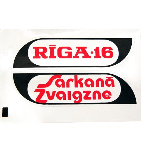 Matrica benzintankra /PÁR/ RIGA 16