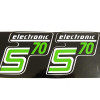 Matrica pár deknire zöld ELEKTRONIK SIMSON 70