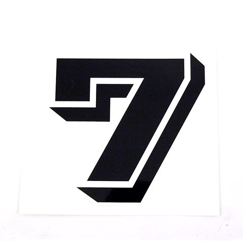 Matrica rajtszám "7" Matrica rajtszám "7"
