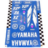 Matrica klt. YAMAHA YZ-125 nagy  /MAGAS KOPÁSÁLLÓSÁGÚ/