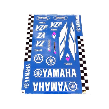 Matrica klt. YAMAHA YZ-125 nagy  /MAGAS KOPÁSÁLLÓSÁGÚ/