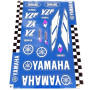 Matrica klt. YAMAHA YZ-125 nagy  /MAGAS KOPÁSÁLLÓSÁGÚ/