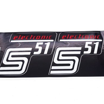 Matrica pár deknire piros ELEKTRONIK SIMSON 51