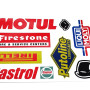 Matrica klt. MOTUL / PIRELLI / CASTROL / PUTOLINE