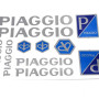 Matrica klt. PIAGGIO ezüst