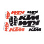 Matrica klt. KTM fekete