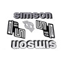 Matrica készlet ezüst ENDURO SIMSON