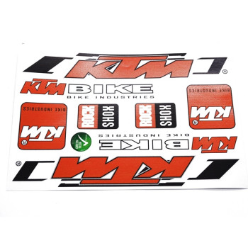 Matrica klt. KTM narancs kicsi
