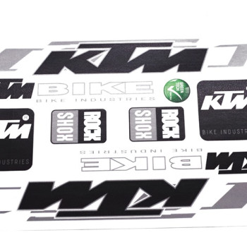 Matrica klt. KTM fekete kicsi