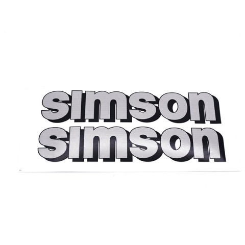 Matrica pár benzintankra ezüst SIMSON S51-S50