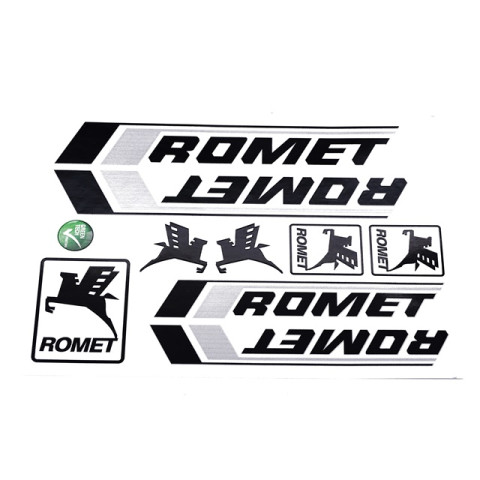 Matrica klt. fekete-ezüst ROMET KADETT / PONY