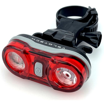 VELOTECH Lámpa hátsó 2x0,5W