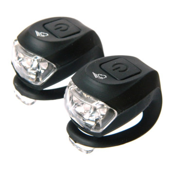 Velotech Villogó 2LED FEKETE