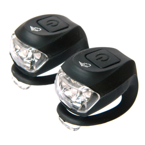 Velotech Villogó 2LED FEKETE