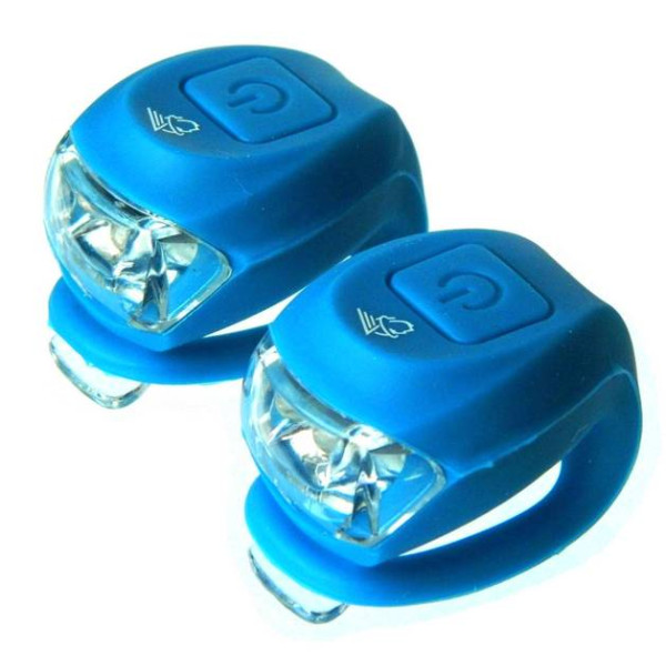Velotech Villogó 2LED KÉK