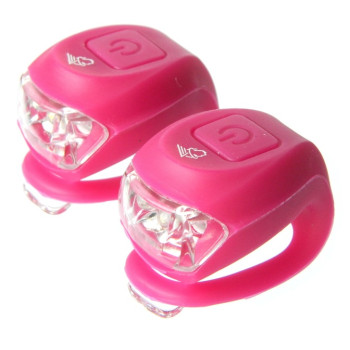 Velotech Villogó 2LED MAGENTA