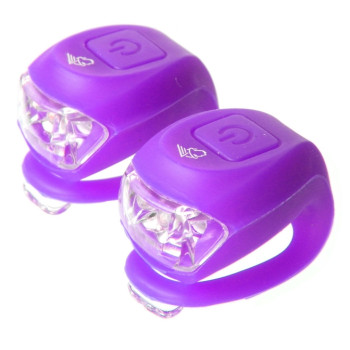 Velotech Villogó 2LED LILA