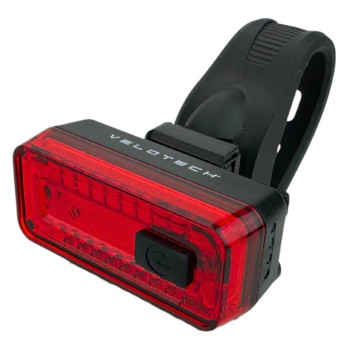Velotech Lámpa hátsó 28LED USB