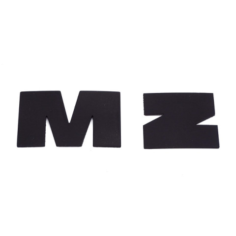 EMBLÉMA BENZINTANKRA M+Z PÁRBAN/251/ FEKETE MZ ETZ-150