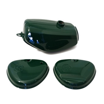 BENZINTANK SZETT /SÖTÉT ZÖLD/ SIMSON ENDURO-50