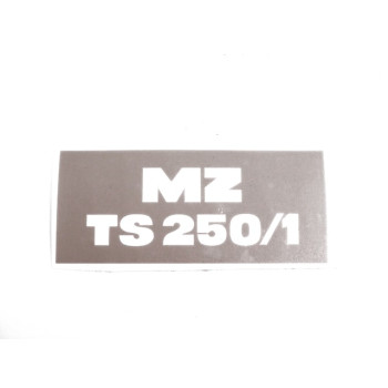 MATRICA ÜLÉS AJTÓRA "MZ TS 250/1" /NEGATÍV/ MZ TS-250/1